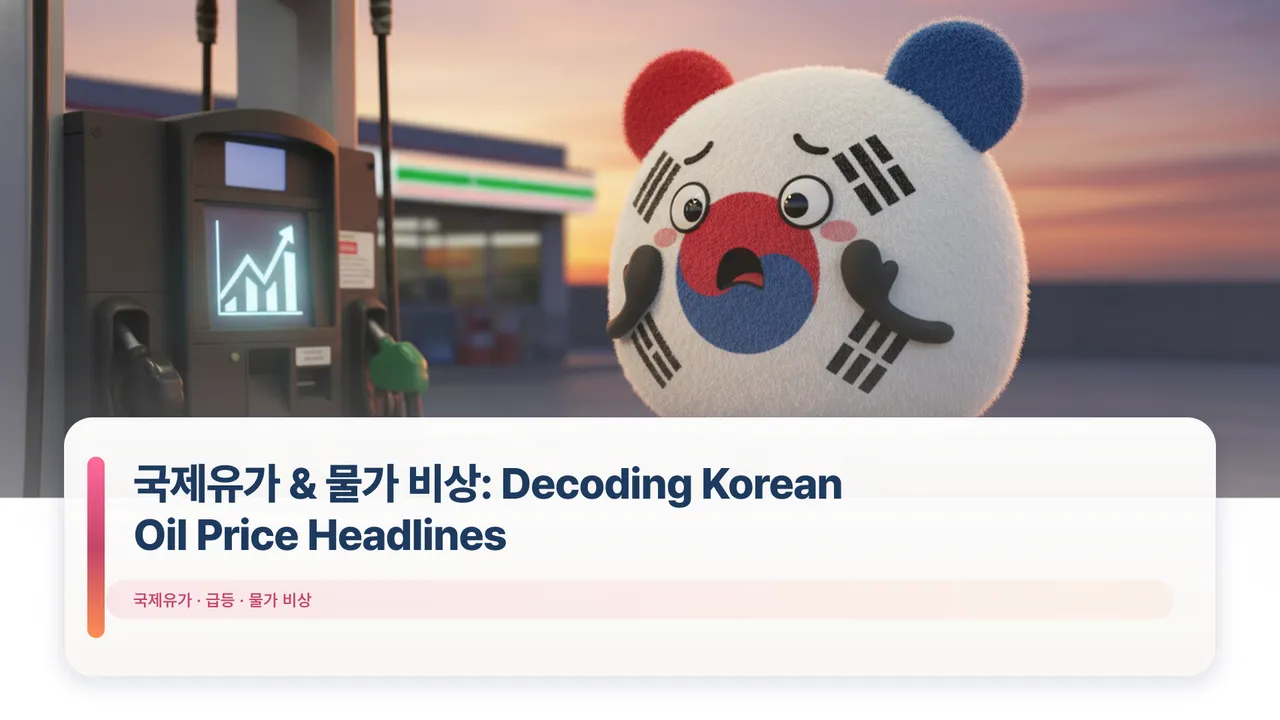 국제유가 & 물가 비상: Decoding Korean Oil Price Headlines