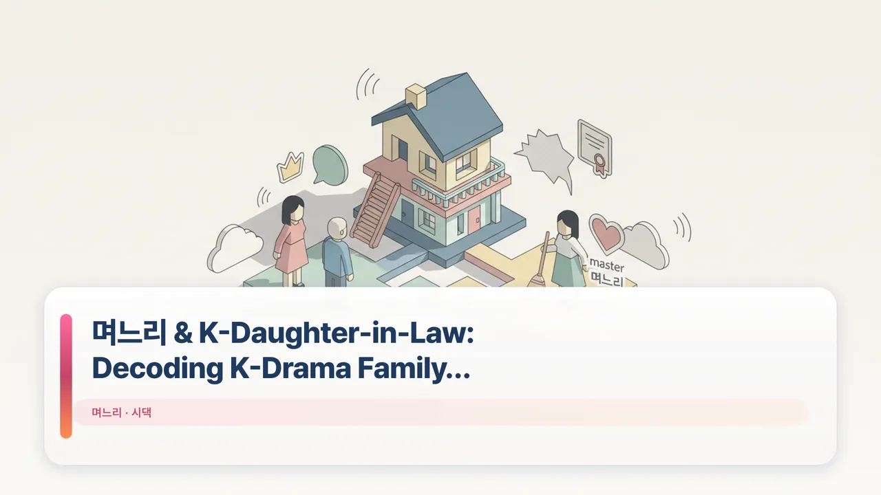며느리 & K-Daughter-in-Law: Decoding K-Drama Family Tropes