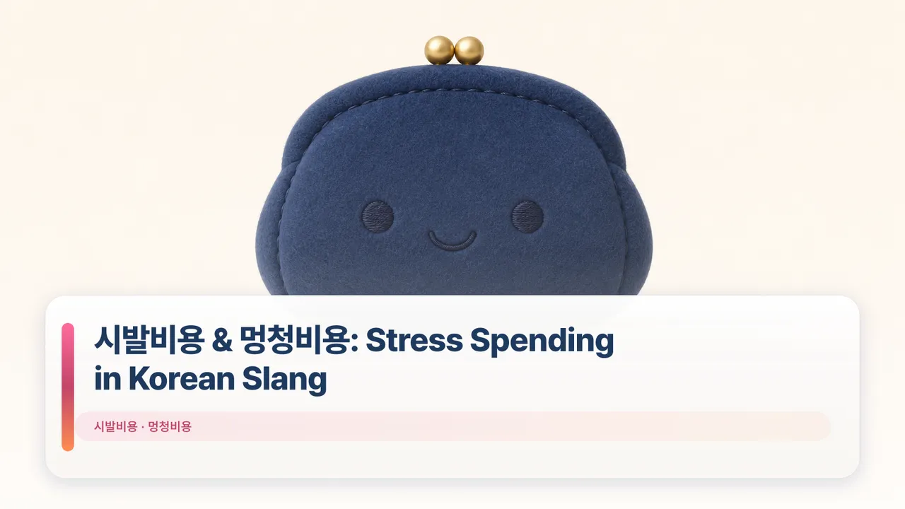 시발비용 & 멍청비용: Stress Spending in Korean Slang