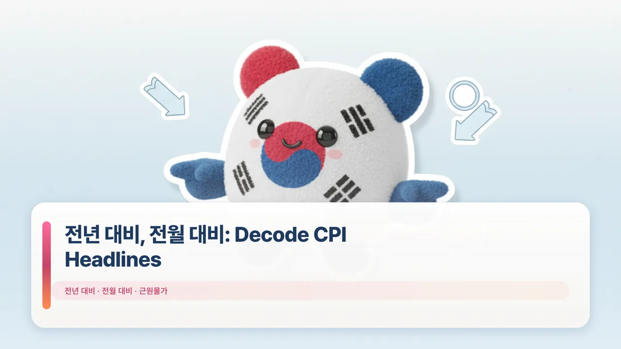 전년 대비, 전월 대비: Decode CPI Headlines